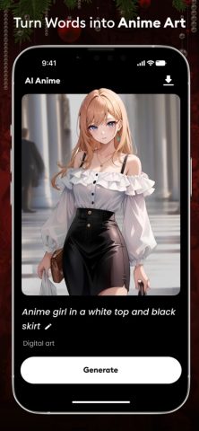 AI Anime Photo Art Generator для iOS — скриншот 1
