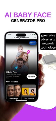 AI Baby Face Generator Pro для iOS — скриншот 1