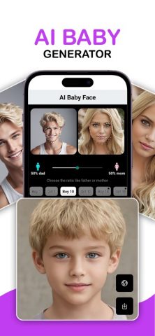 AI Baby Face Generator Pro для iOS — скриншот 2