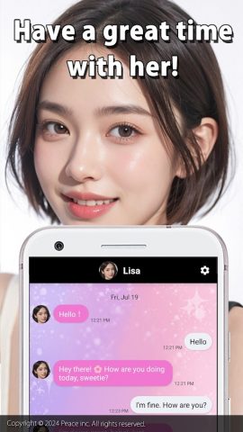 AI Girlfriend — Romantic chat для Android — скриншот 4