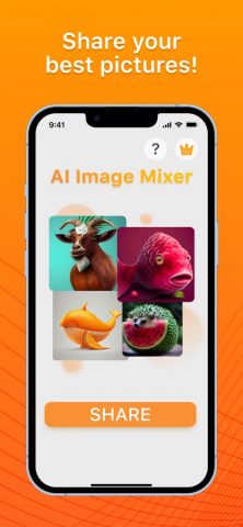 AI Image Mixer: Blend Picture для iOS — скриншот 3