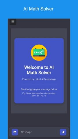 AI Math Solver для Android — скриншот 1