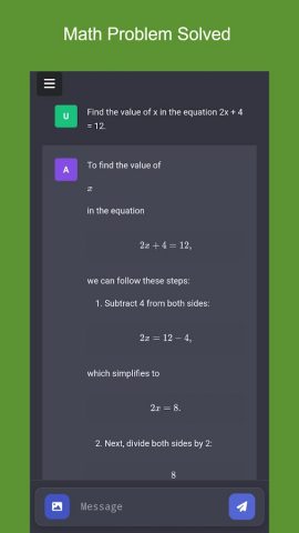 AI Math Solver для Android — скриншот 3