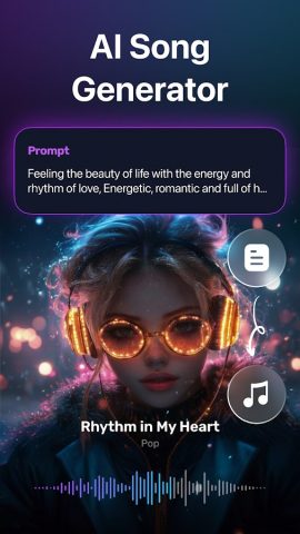 AI Music : Song Generator для Android — скриншот 1