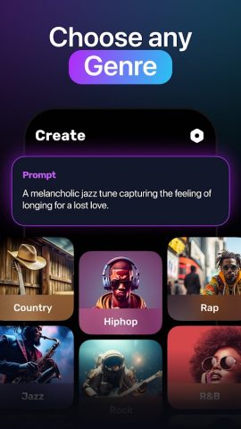 AI Music : Song Generator для Android — скриншот 3