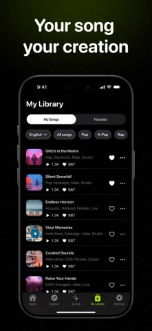 Song AI: AI Music Generator для iOS — скриншот 5
