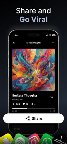 Zona: AI Song Maker & Creator для Android — скриншот 5