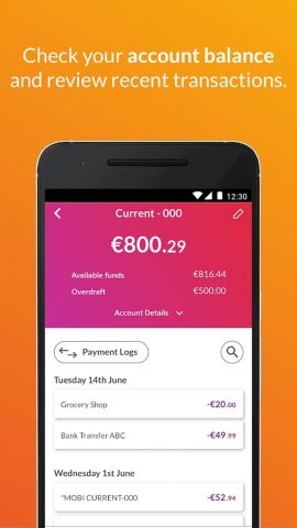 AIB Mobile для Android — скриншот 3
