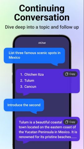 AIChat — Personal AI Assistant для Android — скриншот 4