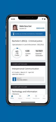 AIU Student Mobile для iOS — скриншот 1