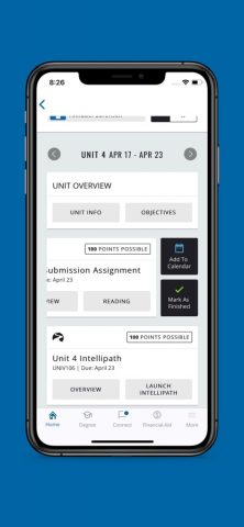 AIU Student Mobile для iOS — скриншот 3