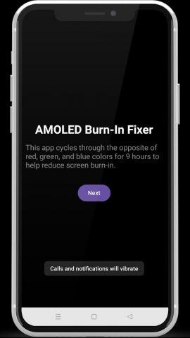 AMOLED Burn-in Fixer для Android — скриншот 4