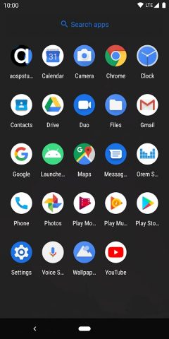 AOSP Rom Launcher для Android — скриншот 2