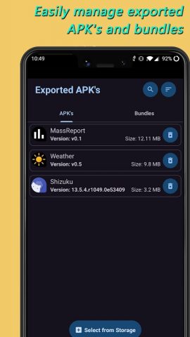 APK Explorer для Android — скриншот 3