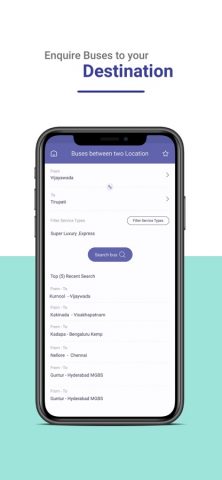 APSRTC LIVE TRACK для iOS — скриншот 2