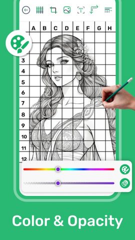 AR Grid Art : Grid Drawing Art для Android — скриншот 1