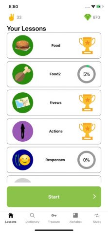 ASL Sign Language Pocket Sign для iOS — скриншот 1