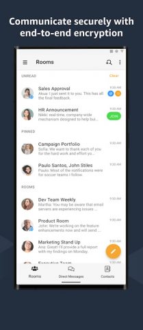 AWS Wickr для Android — скриншот 1