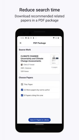 Academia.edu для Android — скриншот 3