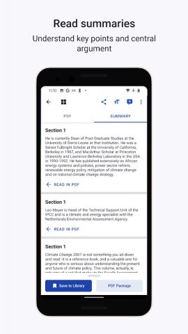 Academia.edu для Android — скриншот 4