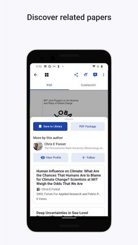 Academia.edu для Android — скриншот 5