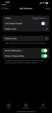Accelerate for Safari для iOS — скриншот 4