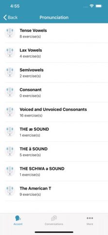 Accent Training — American для iOS — скриншот 2