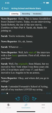 Accent Training — American для iOS — скриншот 5