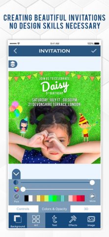 Ace Invitation Maker для iOS — скриншот 3