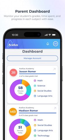 Acellus для iOS — скриншот 1