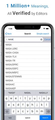 Acronym Finder для iOS — скриншот 3