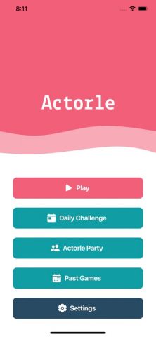 Actorle для iOS — скриншот 1