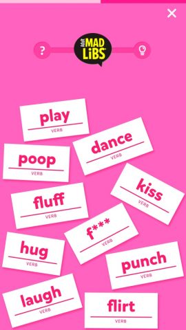 Adult Mad Libs для iOS — скриншот 3