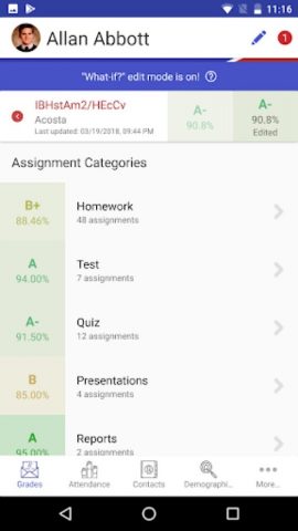 Aeries Mobile Portal для Android — скриншот 4