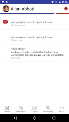 Aeries Mobile Portal для Android — скриншот 5