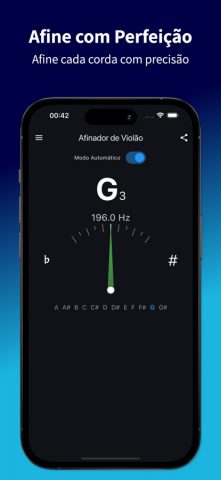 Afinador Violão для iOS — скриншот 4