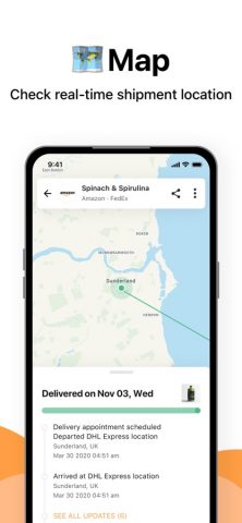 AfterShip Package Tracker для iOS — скриншот 2