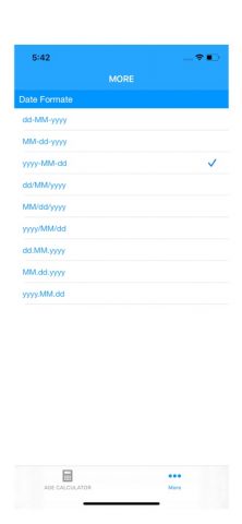 Age Calculator App для iOS — скриншот 2