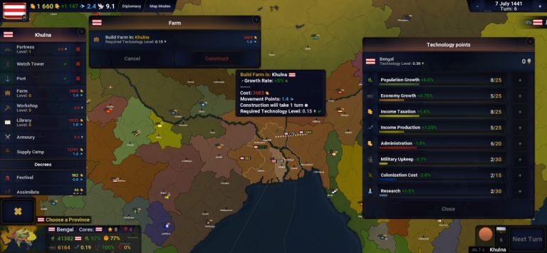 Age of History II для iOS — скриншот 5