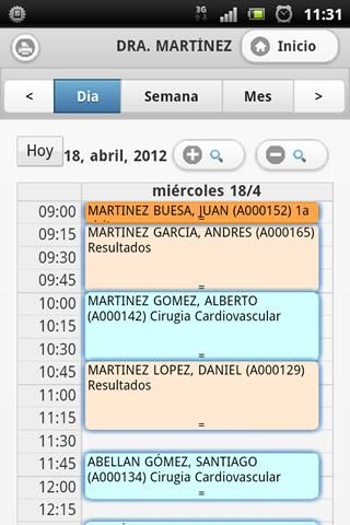 Agenda Web Salus для Android — скриншот 1