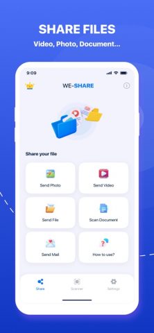 Air File Share Drop & Transfer для iOS — скриншот 1