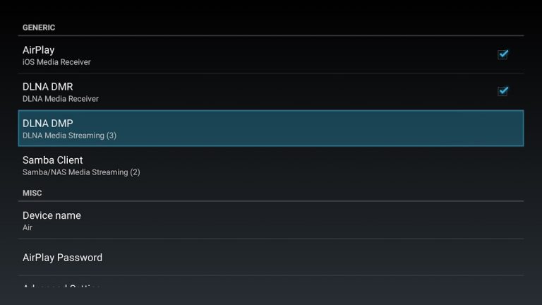 AirReceiver AirPlay Cast DLNA для Android — скриншот 1