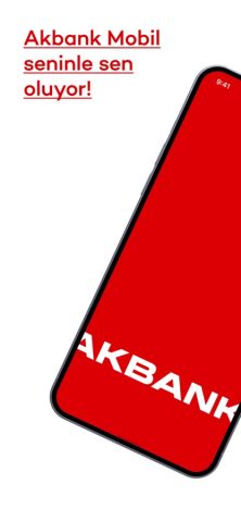 Akbank Mobil для iOS — скриншот 1