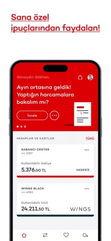 Akbank Mobil для iOS — скриншот 3