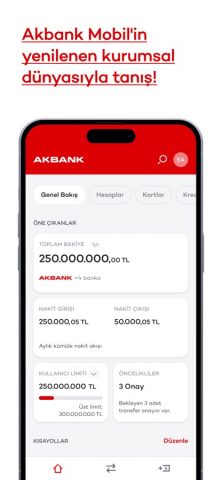 Akbank Mobil для iOS — скриншот 4