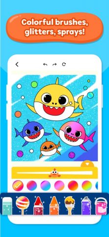 Акулёнок Раскраски для iOS — скриншот 2