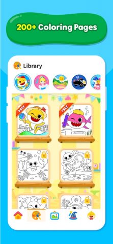 Акулёнок Раскраски для iOS — скриншот 3