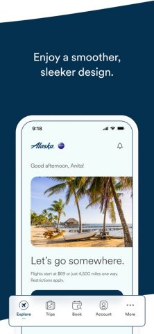 Alaska Airlines для iOS — скриншот 3