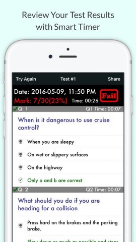Alberta Driver Test Prep для iOS — скриншот 4
