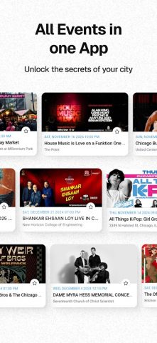 AllEvents — Discover Events для Android — скриншот 3